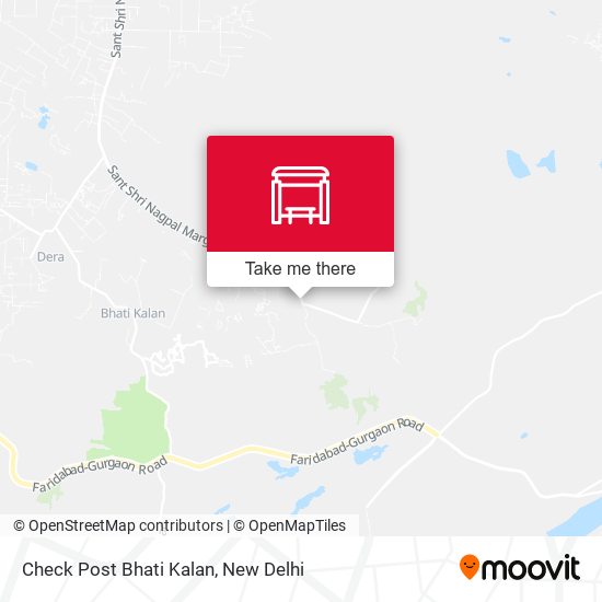 Check Post Bhati Kalan map