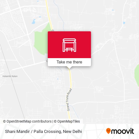 Shani Mandir / Palla Crossing map