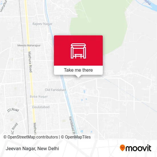 Jeevan Nagar map