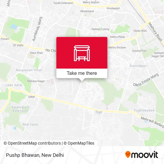 Pushp Bhawan map