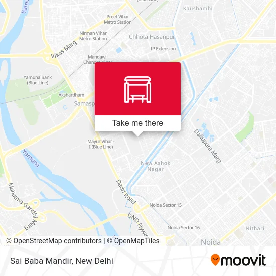 Sai Baba Mandir map