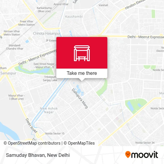 Samuday Bhavan map