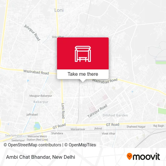 Ambi Chat Bhandar map