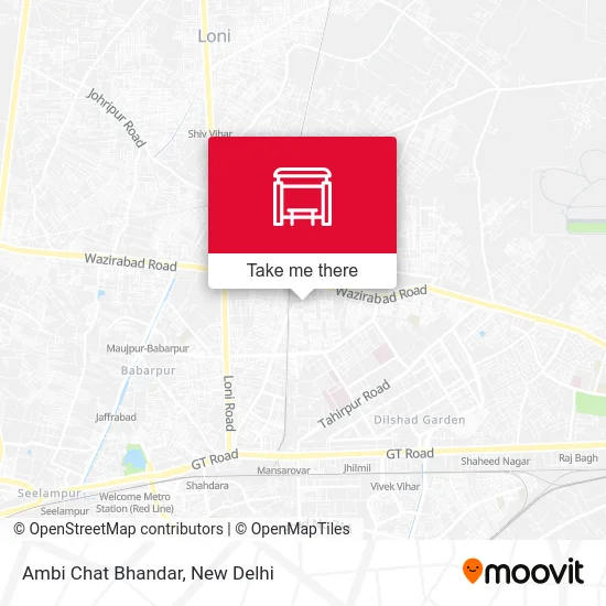 Ambi Chat Bhandar map