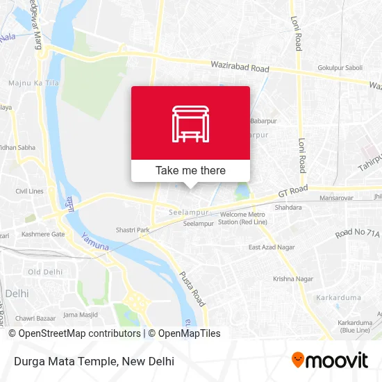 Durga Mata Mandir map