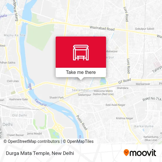Durga Mata Mandir map
