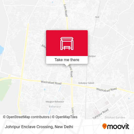 Johripur Enclave Crossing map