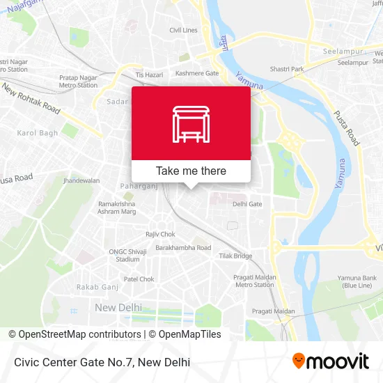 Civic Center Gate No.7 map