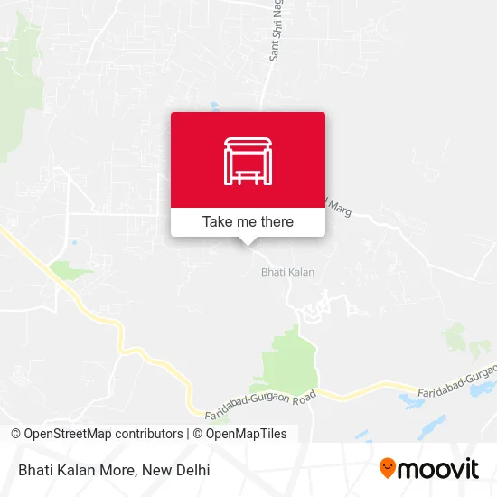 Bhati Kalan More map