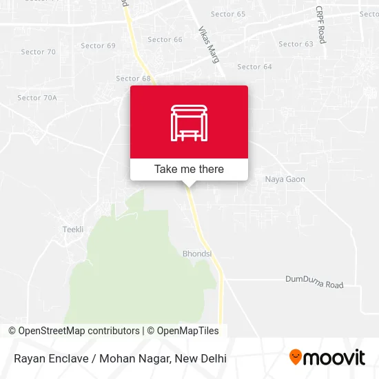 Rayan Enclave / Mohan Nagar map