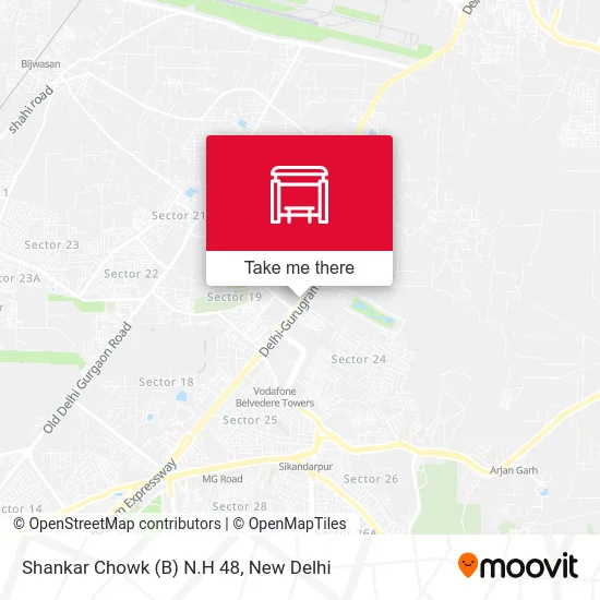 Shankar Chowk (B) N.H 48 map