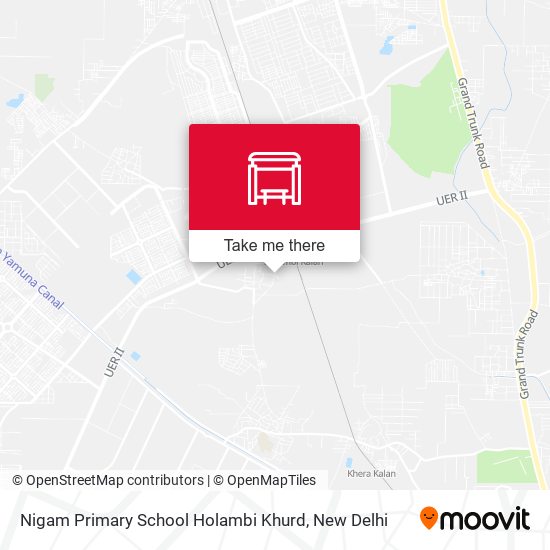 Nigam Primary School Holambi Khurd map