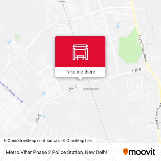 Metro Vihar Phase 2 Police Station map