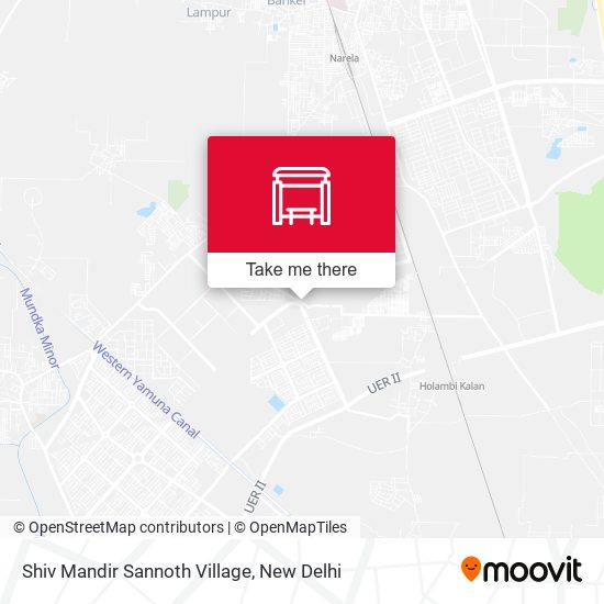 Shiv Mandir Sannoth Village map