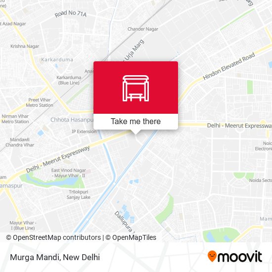 Murga Mandi map