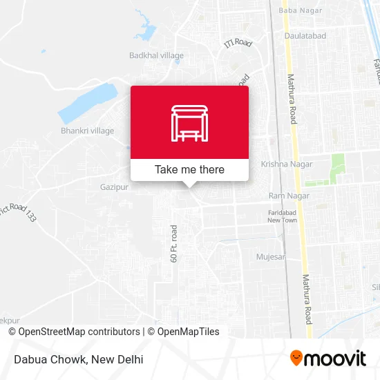 Dabua Chowk map
