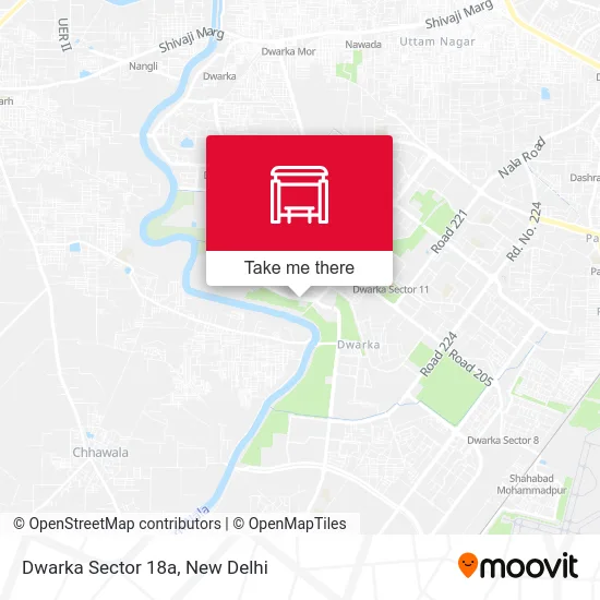 Dwarka Sector 18a map