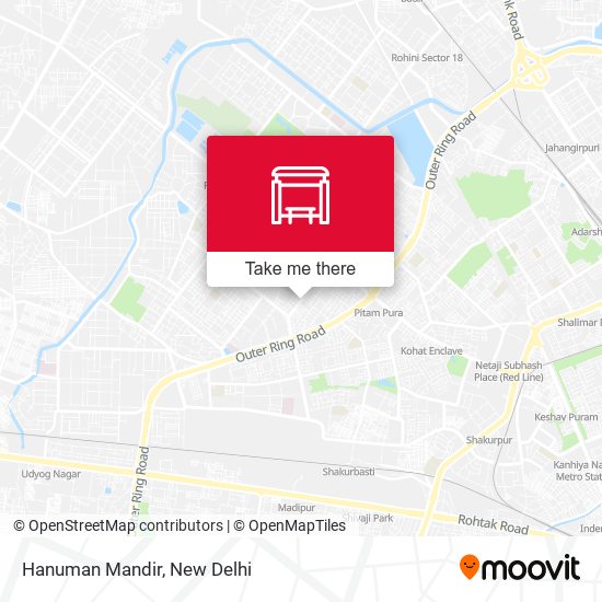 Hanuman Mandir map