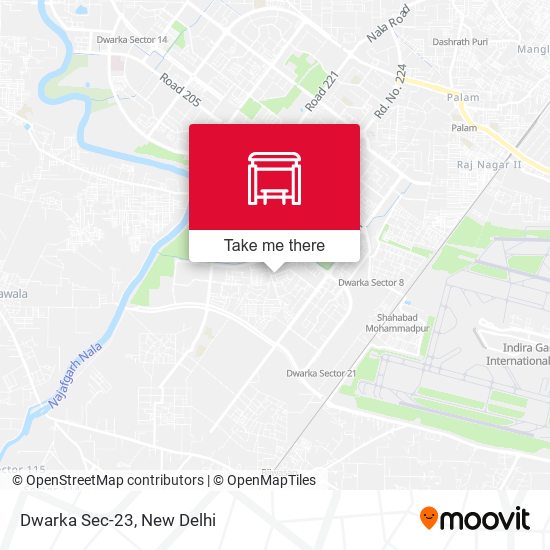 Dwarka Sec-23 map