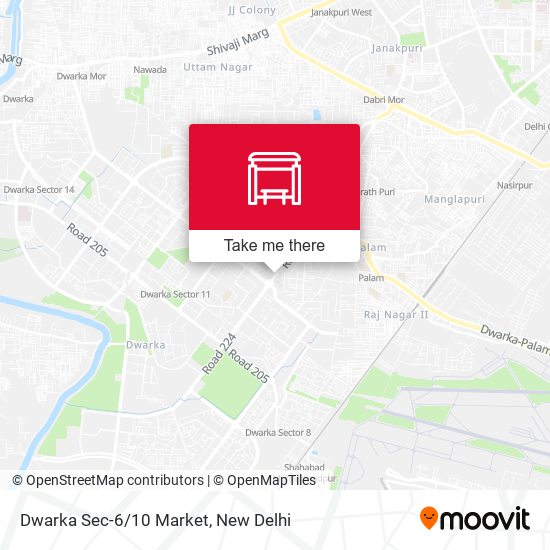 Dwarka Sec-6/10 Market map