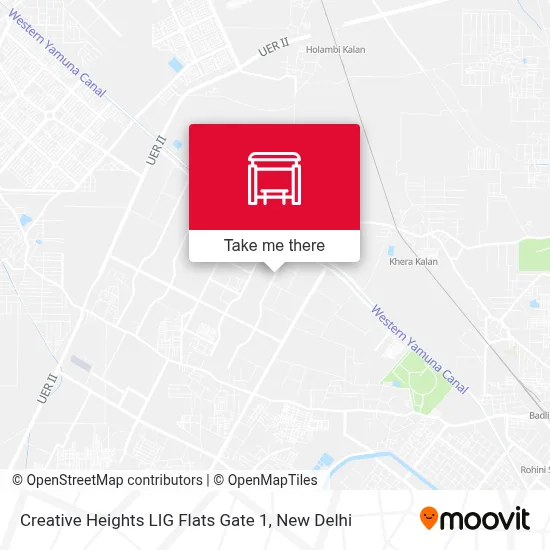 Creative Heights LIG Flats Gate 1 map