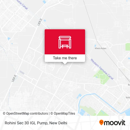 Rohini Sec 30 IGL Pump map