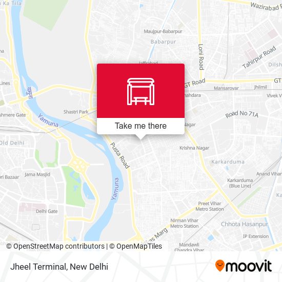 Jheel Terminal map