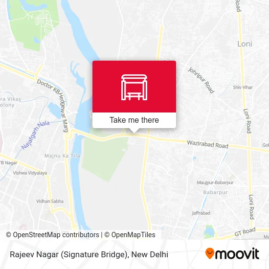 Rajeev Nagar (Signature Bridge) map