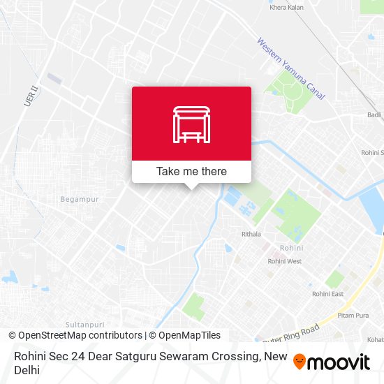 Rohini Sec 24 Dear Satguru Sewaram Crossing map