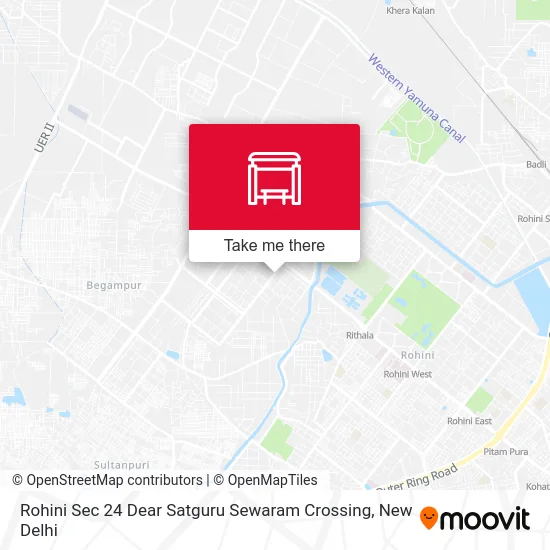 Rohini Sec 24 Dear Satguru Sewaram Crossing map