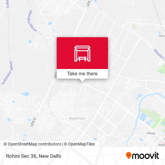 Rohini Sec 36 map