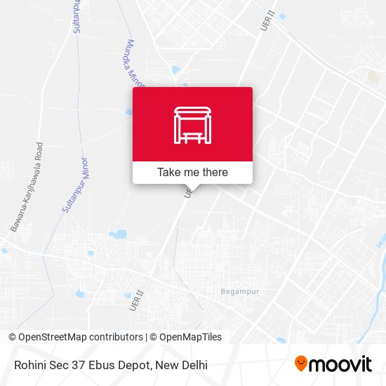 Rohini Sec 37 Ebus Depot map
