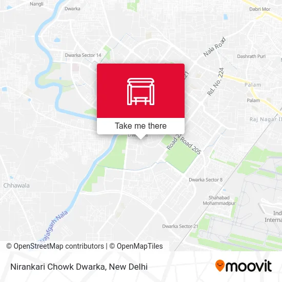 Nirankari Chowk Dwarka map
