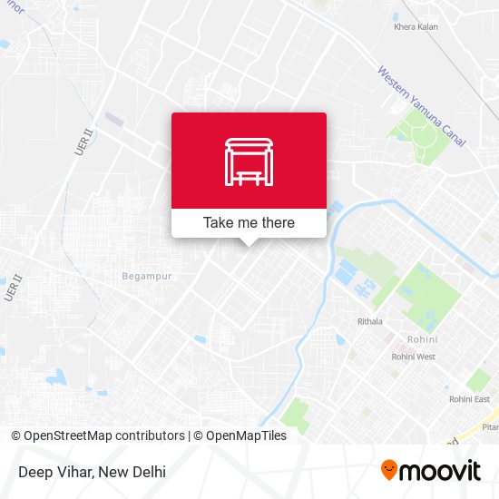 Deep Vihar map