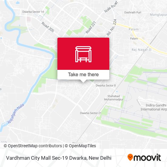 Vardhman City Mall Sec-19 Dwarka map