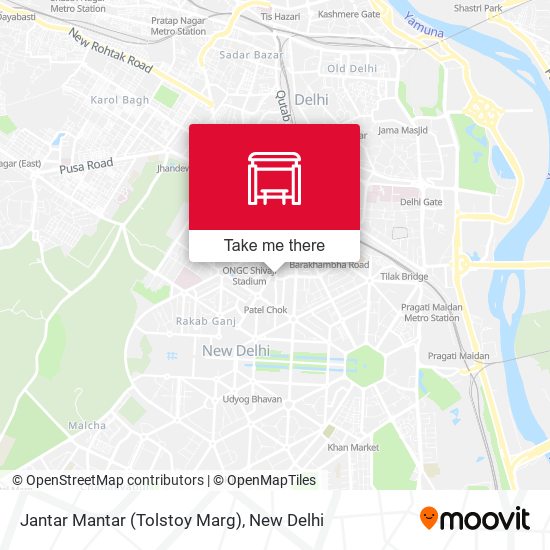 Jantar Mantar (Tolstoy Marg) map