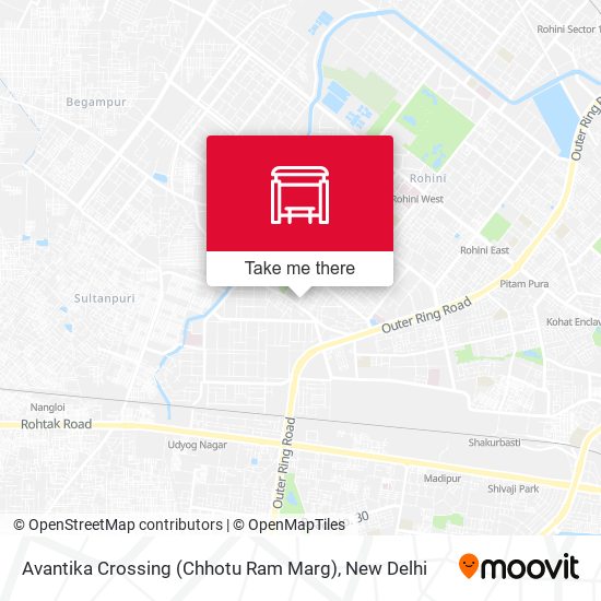 Avantika Crossing (Chhotu Ram Marg) map