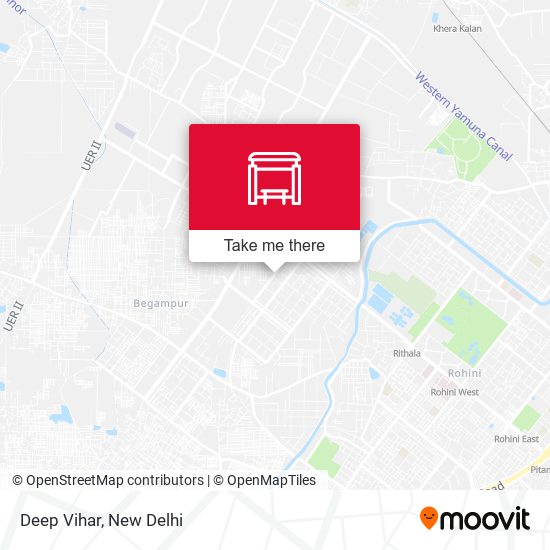 Deep Vihar map