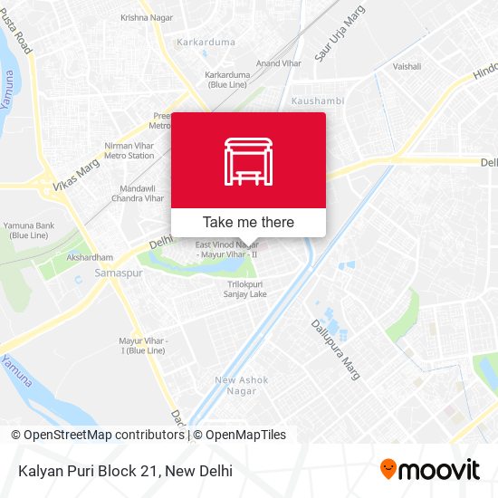 Kalyan Puri Block 21 map