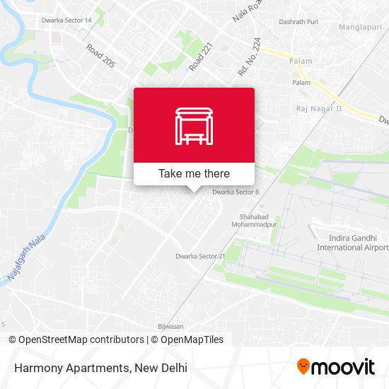 Harmony Apartments map