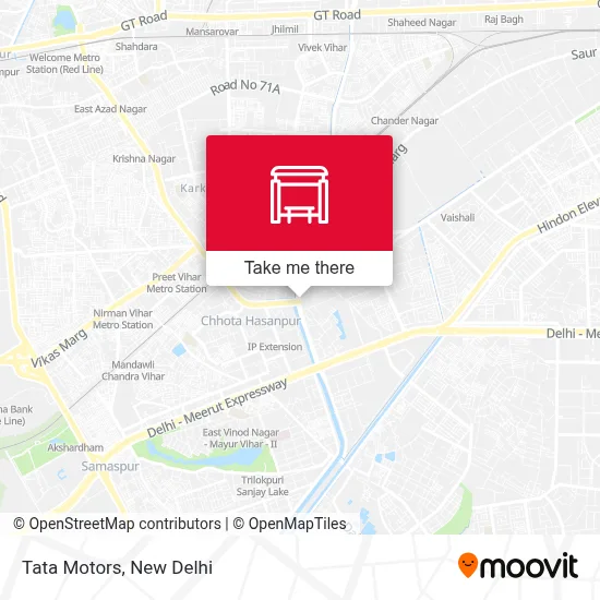 Tata Motors map