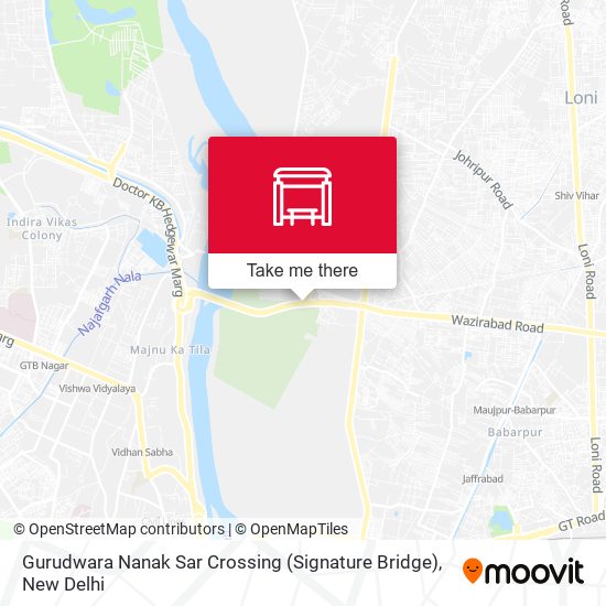 Gurudwara Nanak Sar Crossing (Signature Bridge) map