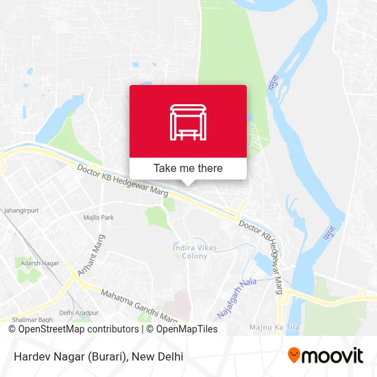 Hardev Nagar (Burari) map
