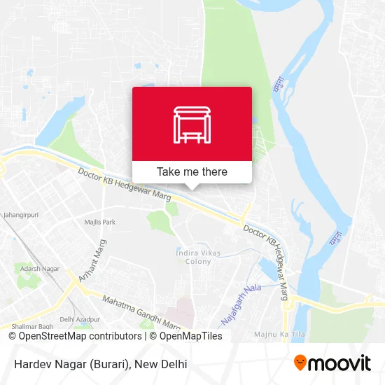 Hardev Nagar (Burari) map