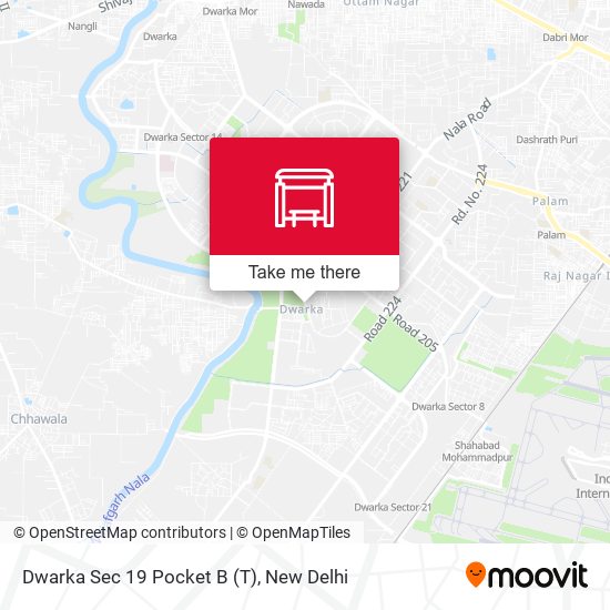 Dwarka Sec 19 Pocket B (T) map