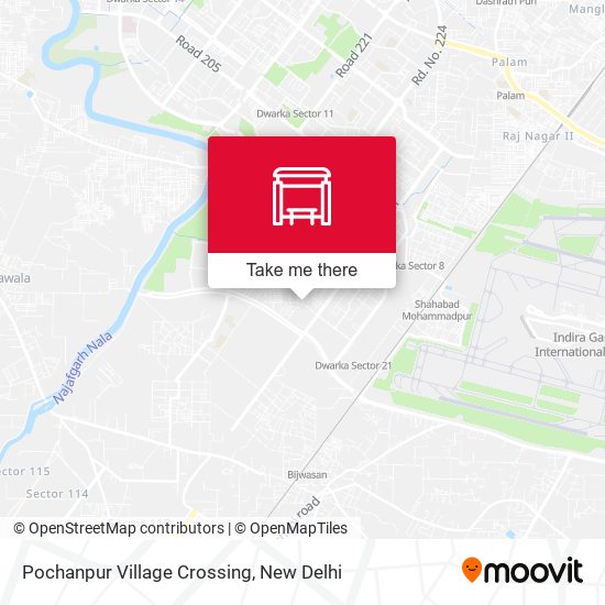 Pochanpur Village Crossing map