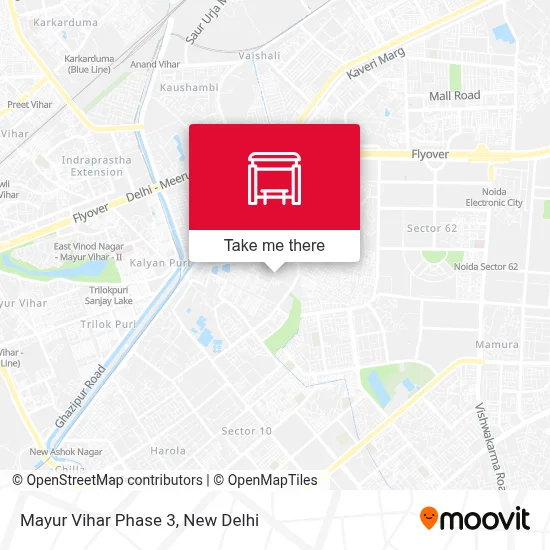 Mayur Vihar Phase 3 map