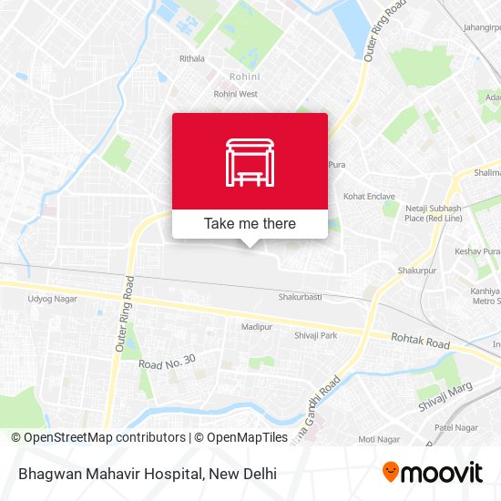 Bhagwan Mahavir Hospital map