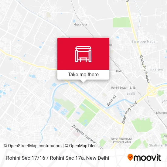 Rohini Sec 17 / 16   / Rohini Sec 17a map