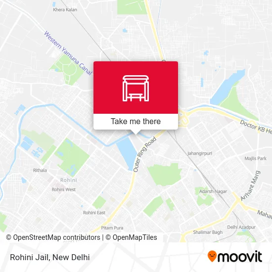 Rohini Jail map